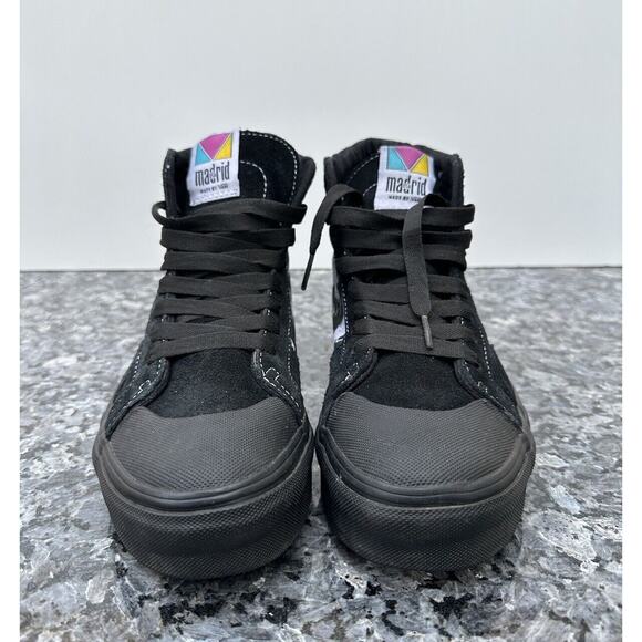 Vans Madrid 50th reissue \'87 Flys, black and white Men’s Size 6/ Wo’s 7.5 main image 8